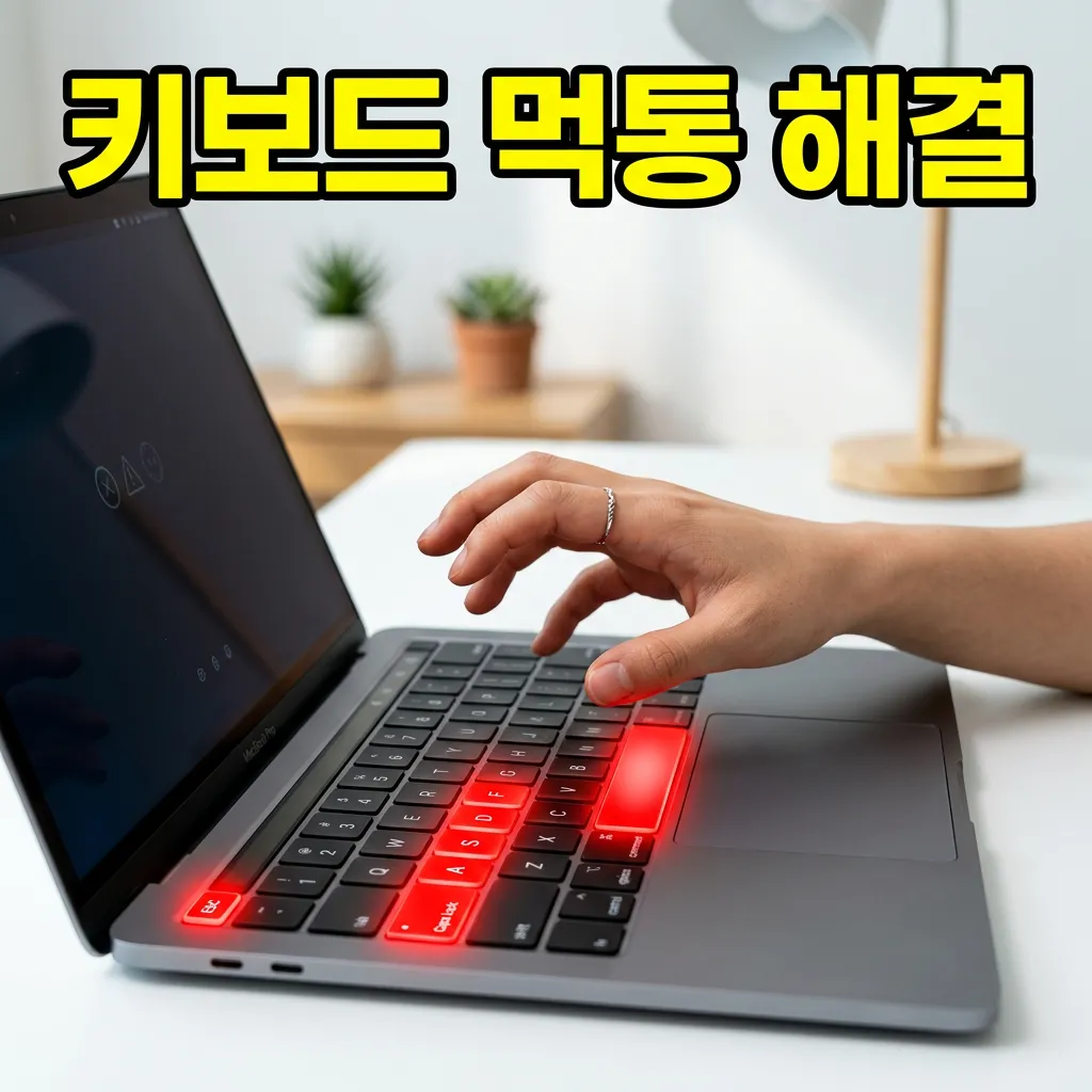 노트북 키보드 먹통, 원인 5가지와 단계별 해결법