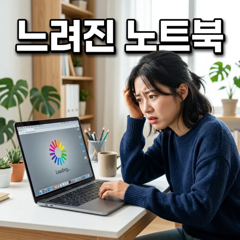 노트북 갑자기 느려졌을 때 지금 바로 확인할 5가지 점검 포인트