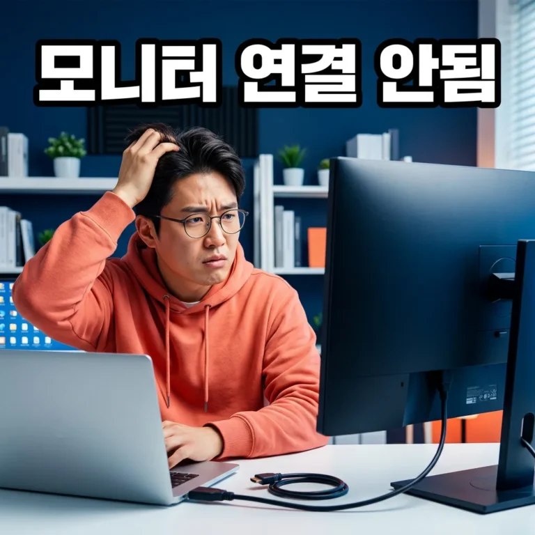 노트북 외부 모니터 연결 안될 때 HDMI·USB-C 단계별 해결법