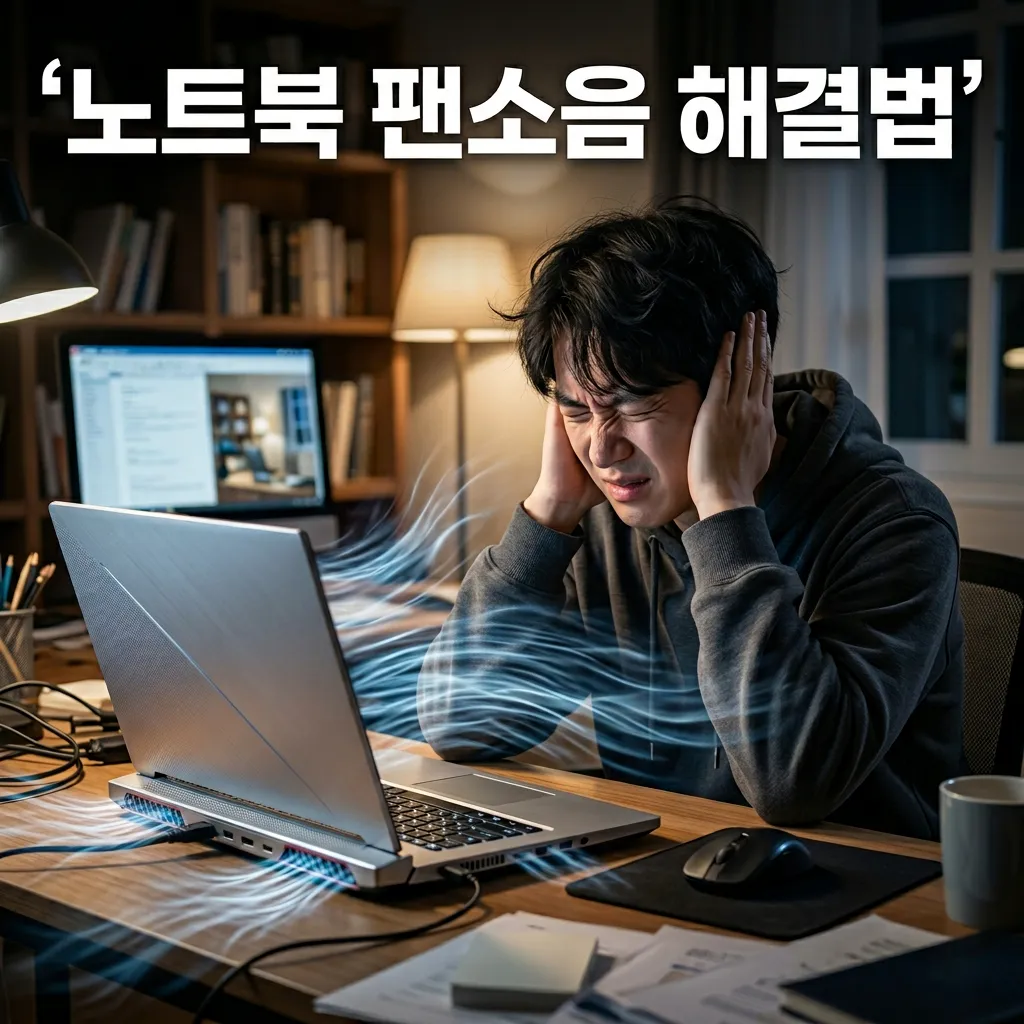 노트북 팬소음 클 때 원인 5가지와 해결방법