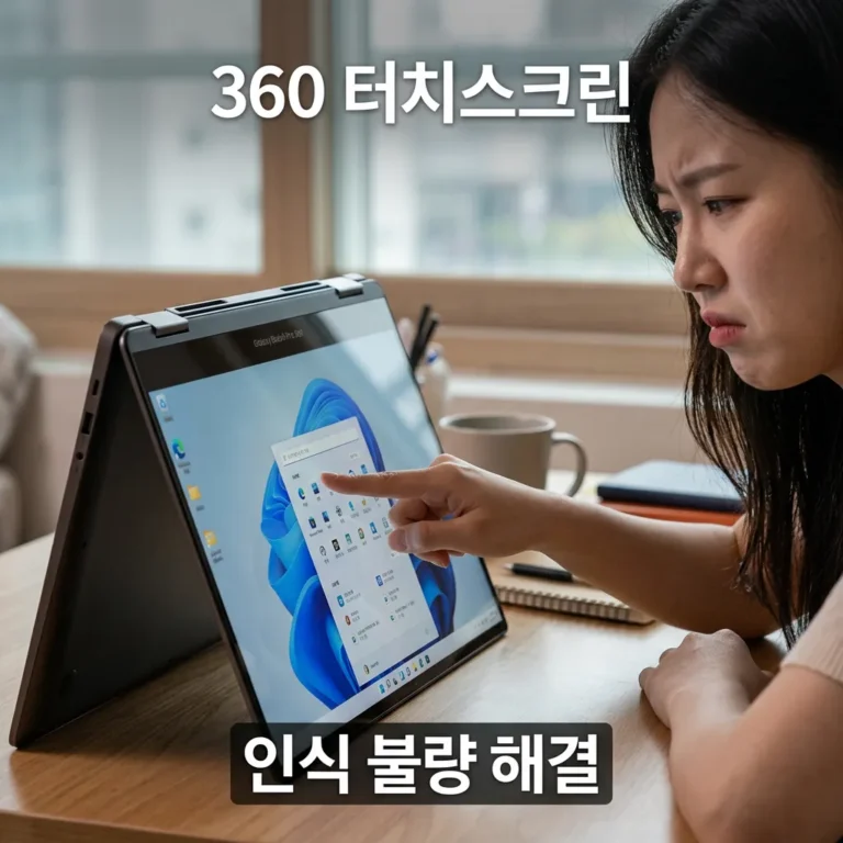 갤럭시북5 프로 360 터치 불량 해결법 4가지